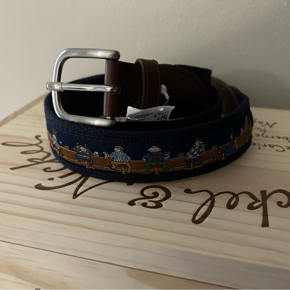 “Bar Flies” men’s belt size 38